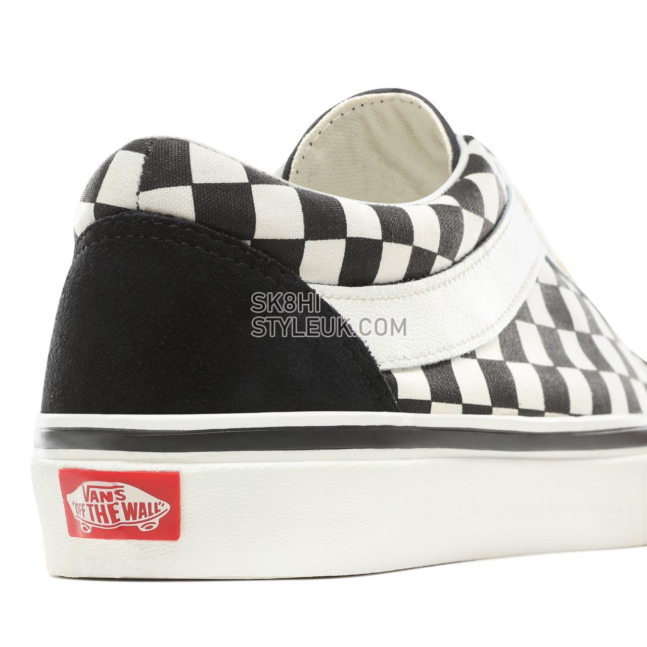 Vans Checkerboard Bold NI Black Classic Mens Womens - (Checkerboard) Black/Marshamllow VN0A3WLPR6R Shoes