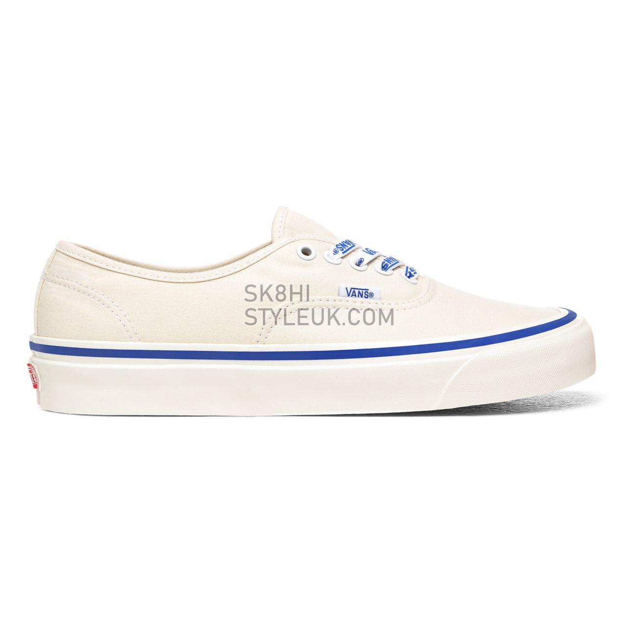 Vans Anaheim Factory Authentic 44 DX White Classic Mens Womens - (Anaheim Factory) Og White/Og Vans Lace VN0A38ENWO9 Shoes