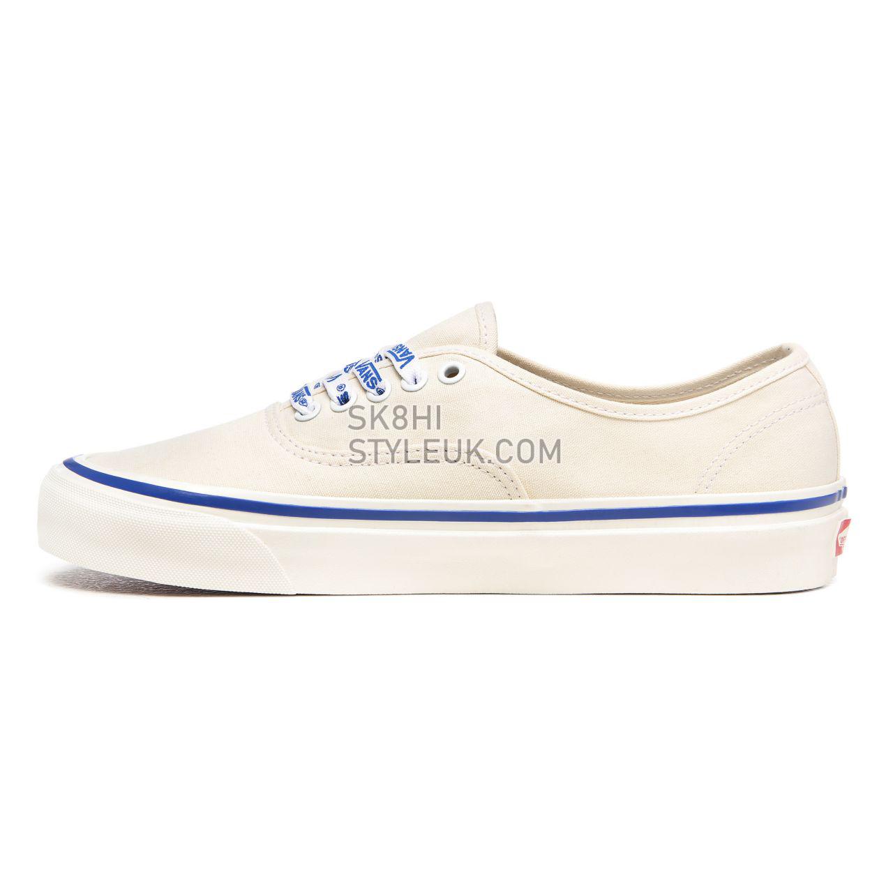 Vans Anaheim Factory Authentic 44 DX White Classic Mens Womens - (Anaheim Factory) Og White/Og Vans Lace VN0A38ENWO9 Shoes