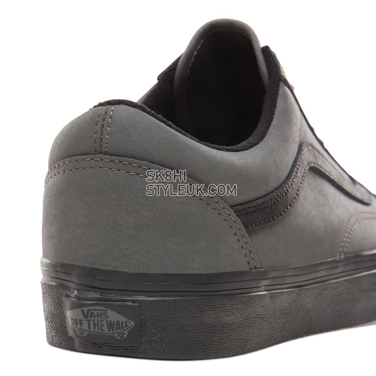 Vans Vansbuck Old Skool Classic Mens Womens - (Vansbuck) Pewter/Black VN0A38G1UMJ Shoes