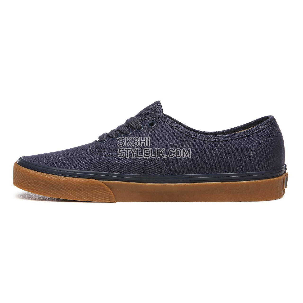 Vans 12 oz Canvas Authentic Navy Classic Mens Womens - (12 Oz Canvas) Parisian Night/Gum VN0A2Z5IWM9 Shoes