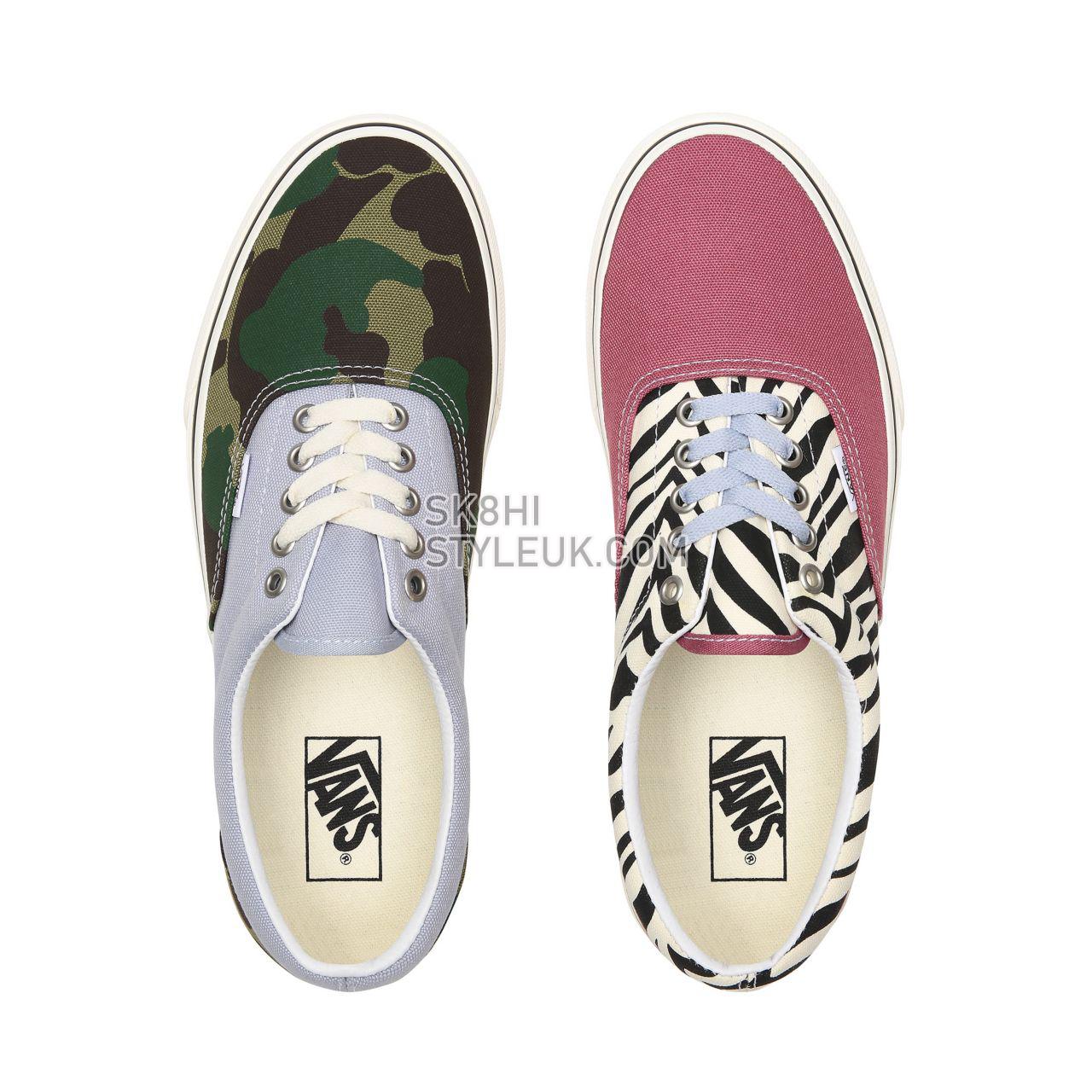 Vans Mismatch Era Multicolour Classic Mens Womens - (Mismatch) Zebra/Camo VN0A4U39WS8 Shoes