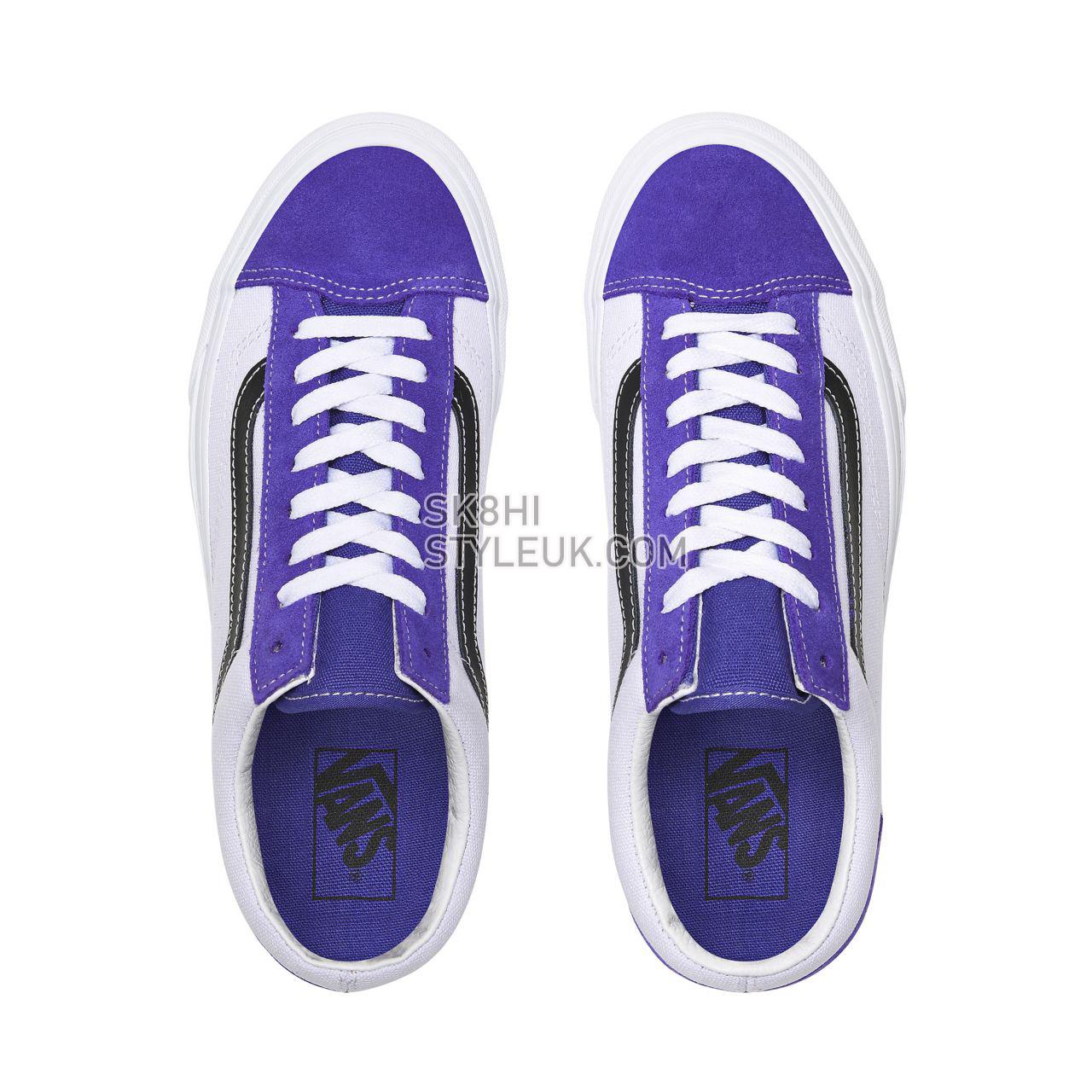 Vans Retro Sport Style 36 Purple Classic Mens Womens - (Retro Sport) Royal Blue/True White VN0A3DZ3WZ9 Shoes