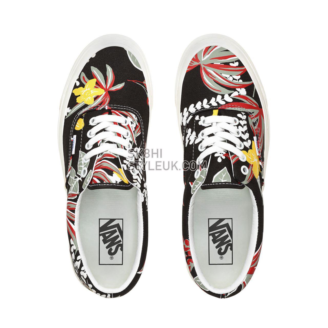 Vans Anaheim Factory Era 95 DX Black Classic Mens Womens - (Anaheim Factory) Og Aloha/Og Black VN0A2RR1X5Z Shoes