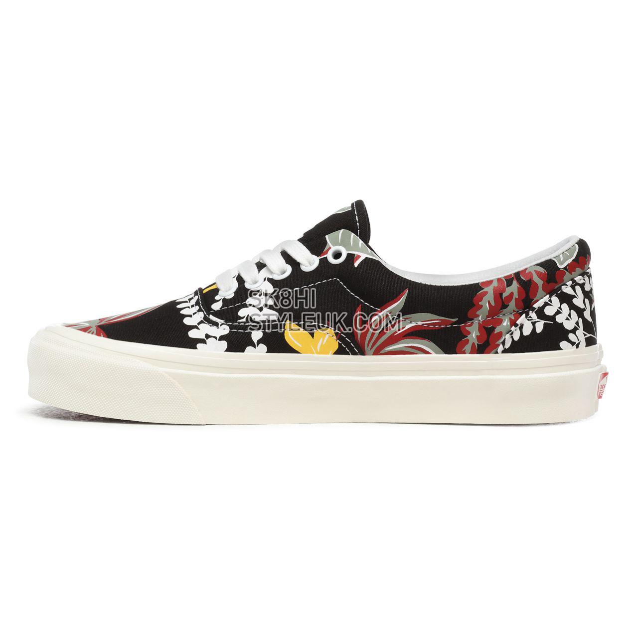 Vans Anaheim Factory Era 95 DX Black Classic Mens Womens - (Anaheim Factory) Og Aloha/Og Black VN0A2RR1X5Z Shoes