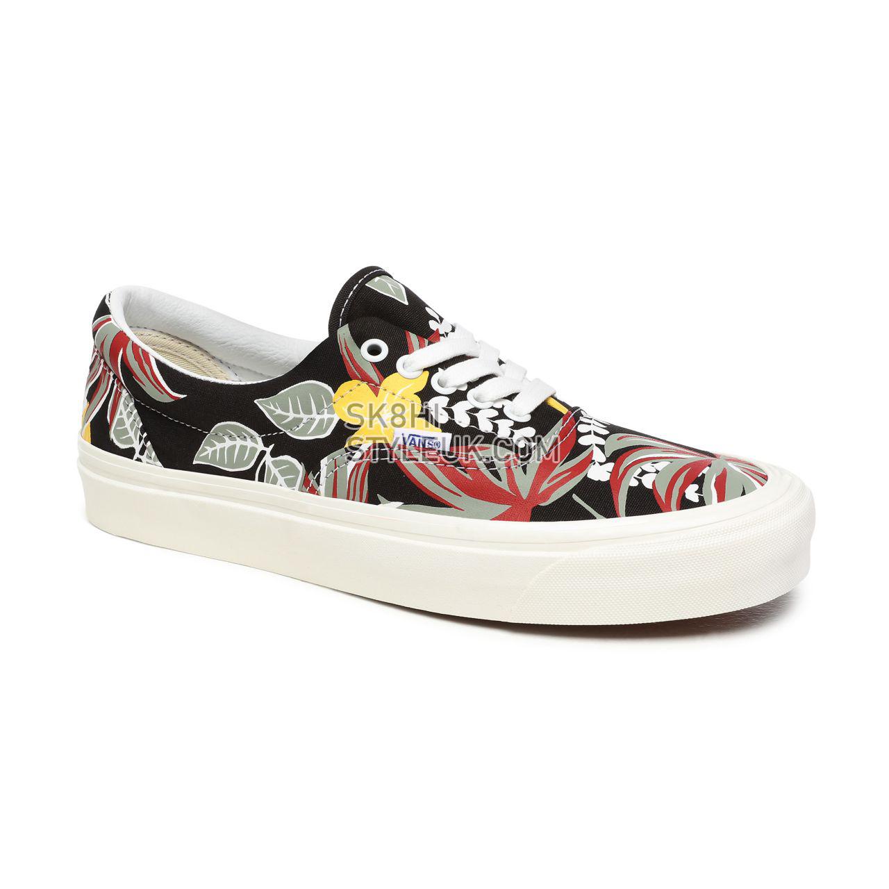 Vans Anaheim Factory Era 95 DX Black Classic Mens Womens - (Anaheim Factory) Og Aloha/Og Black VN0A2RR1X5Z Shoes