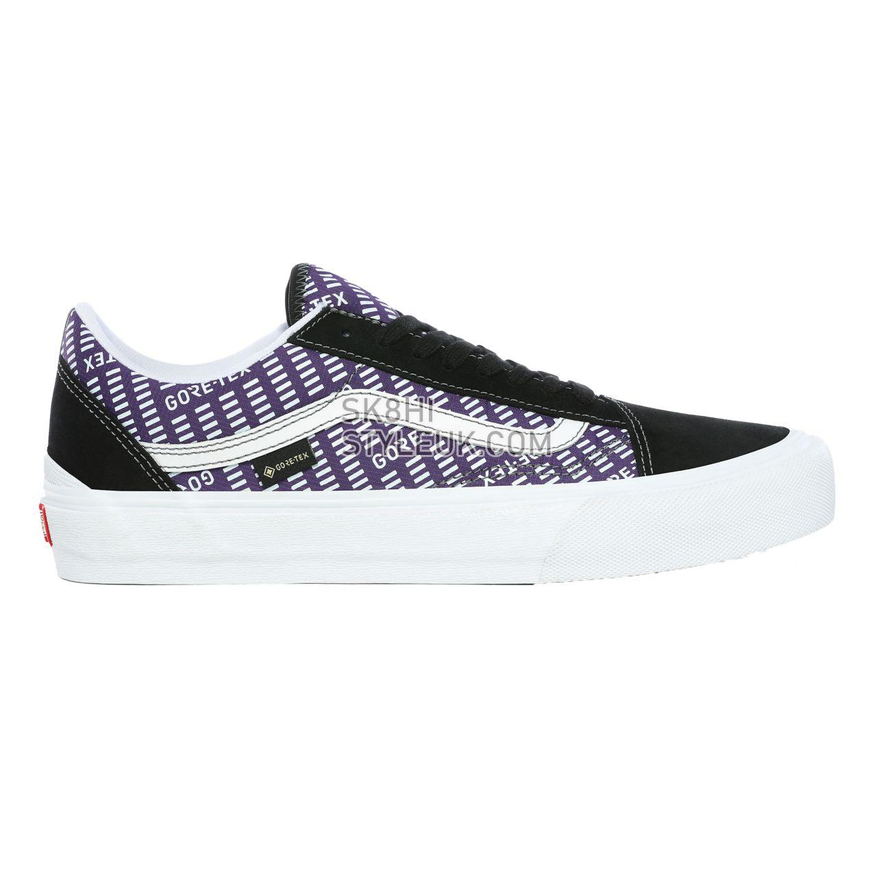 Vans Old Skool Gore-Tex Black Classic Mens Womens - Black/Heliotrope VN0A4V9WB7M Shoes