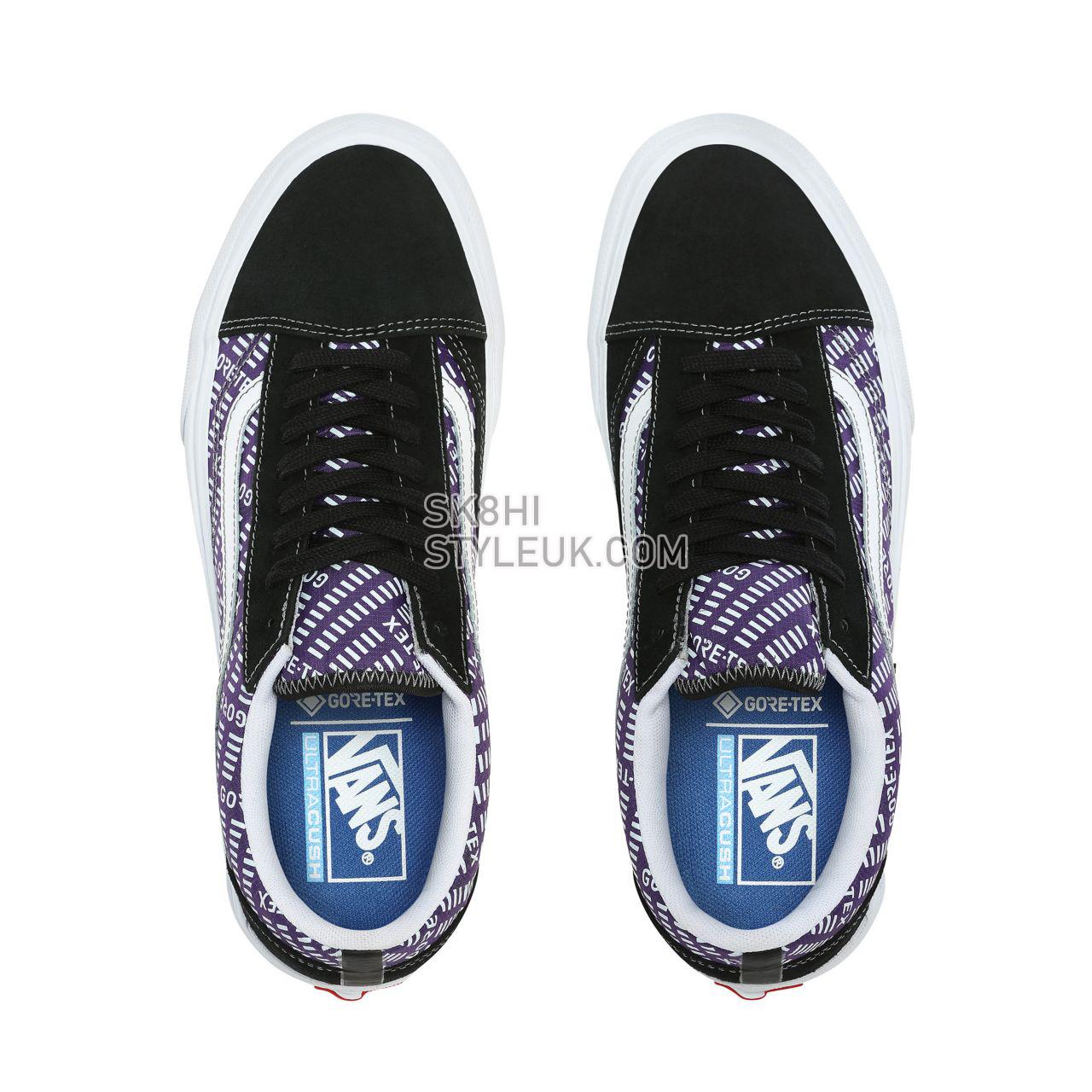 Vans Old Skool Gore-Tex Black Classic Mens Womens - Black/Heliotrope VN0A4V9WB7M Shoes