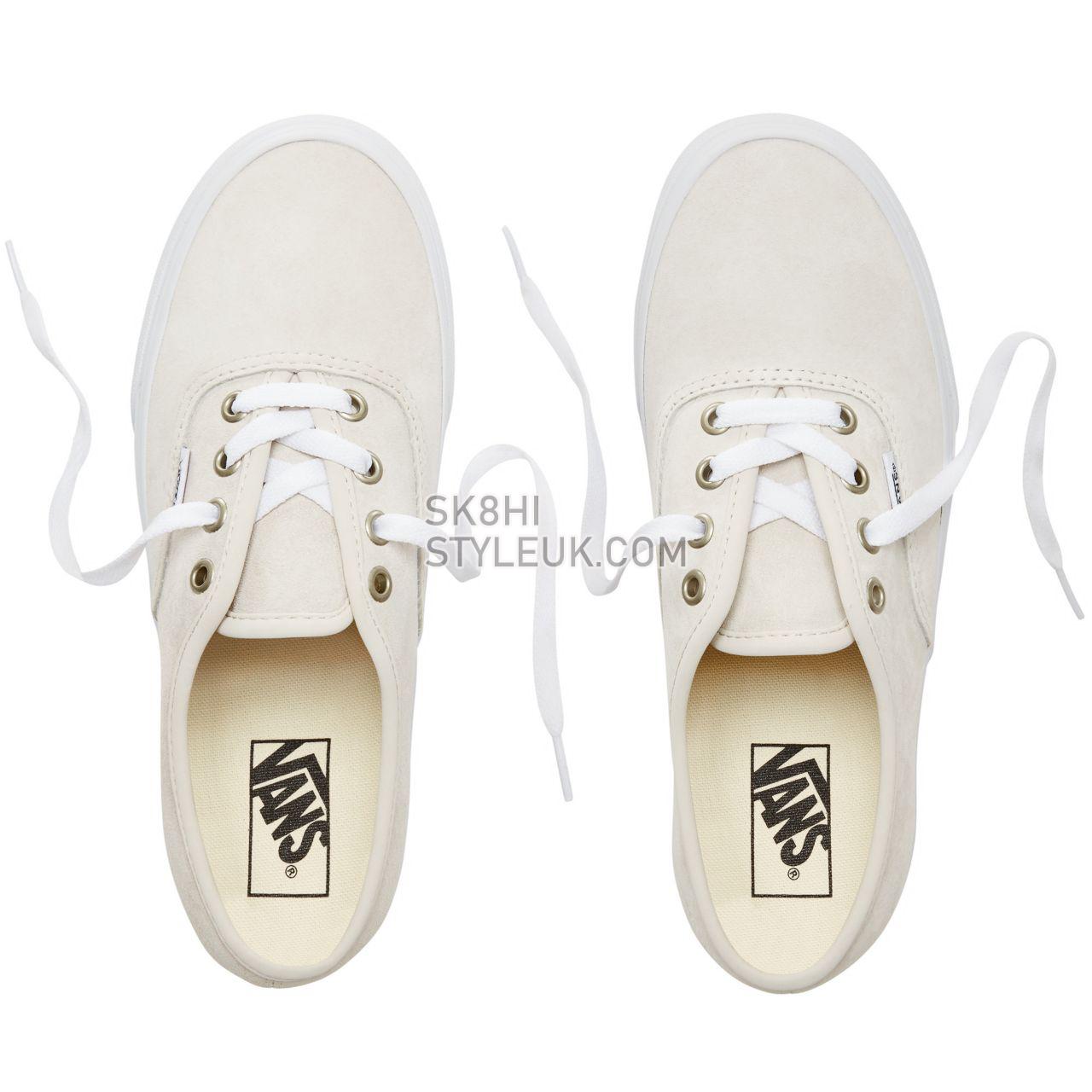 Vans Suede Authentic Classic Mens Womens - (Pig Suede) Moonbeam/True White VA38EMU5L Shoes