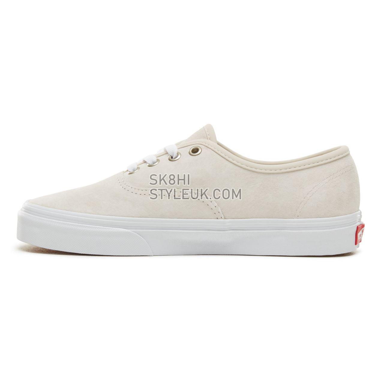 Vans Suede Authentic Classic Mens Womens - (Pig Suede) Moonbeam/True White VA38EMU5L Shoes