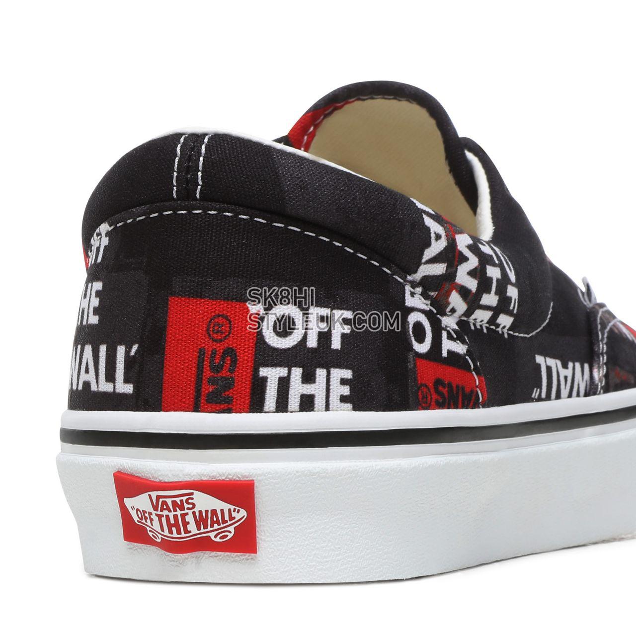 Vans Packing Tape Era Black Classic Mens Womens - (Packing Tape) Black/Red/True White VN0A4U39WZ4 Shoes