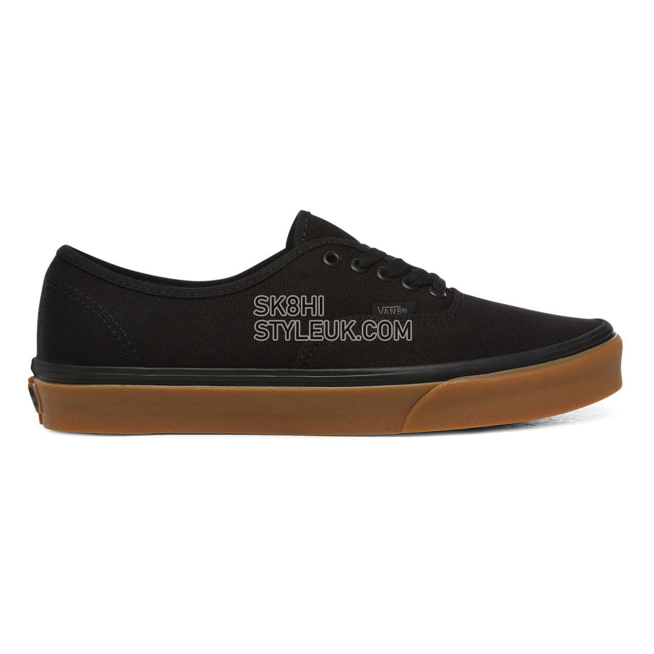 Vans 12 oz Canvas Authentic Black Classic Mens Womens - (12 Oz Canvas) Black/Gum VN0A2Z5ID8E Shoes