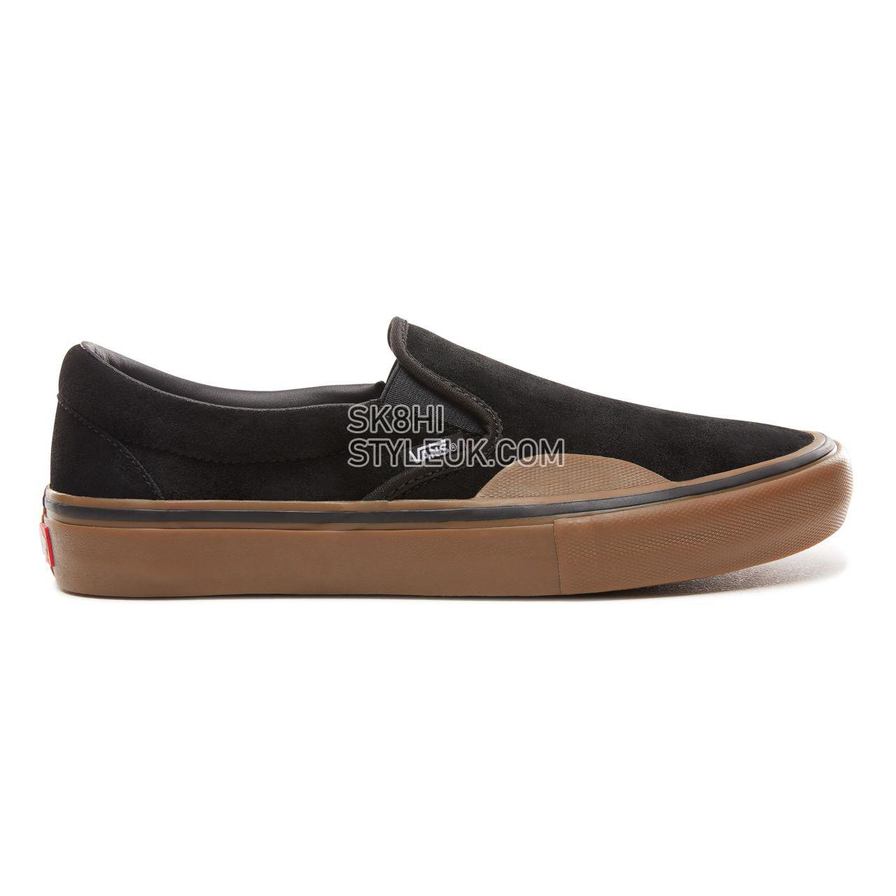 Vans Rubber Slip-On Pro Classic Mens Womens - (Rubber) Black/Gum VN0A347VUHX Shoes