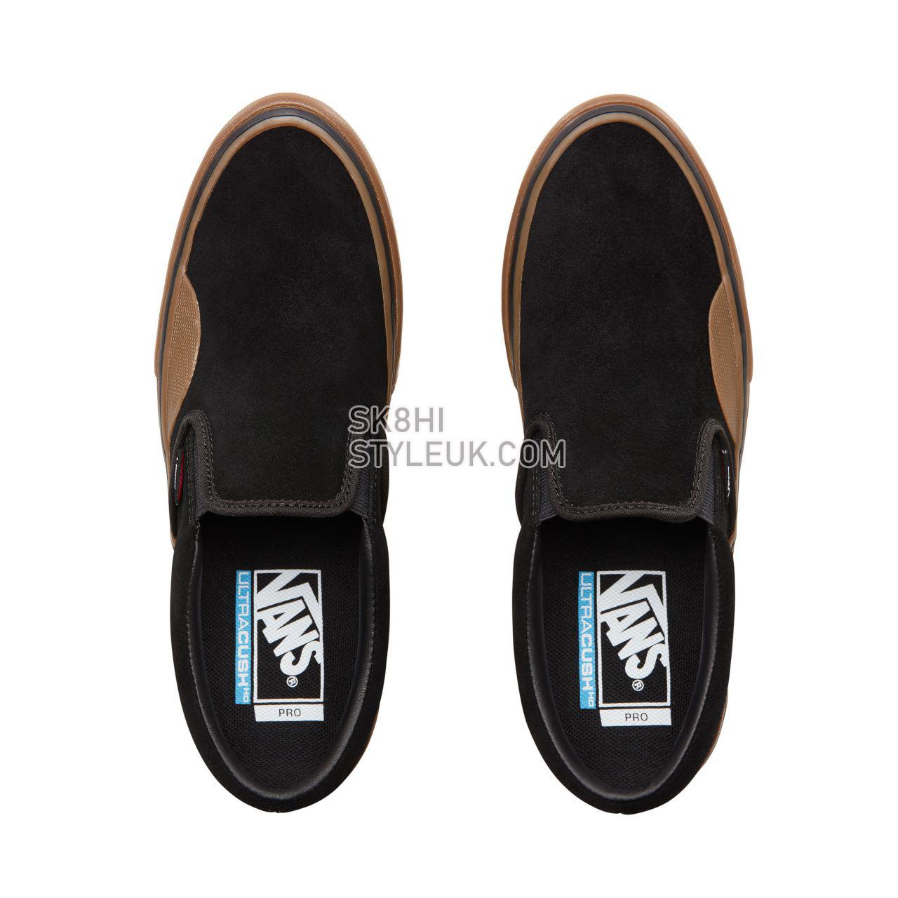 Vans Rubber Slip-On Pro Classic Mens Womens - (Rubber) Black/Gum VN0A347VUHX Shoes