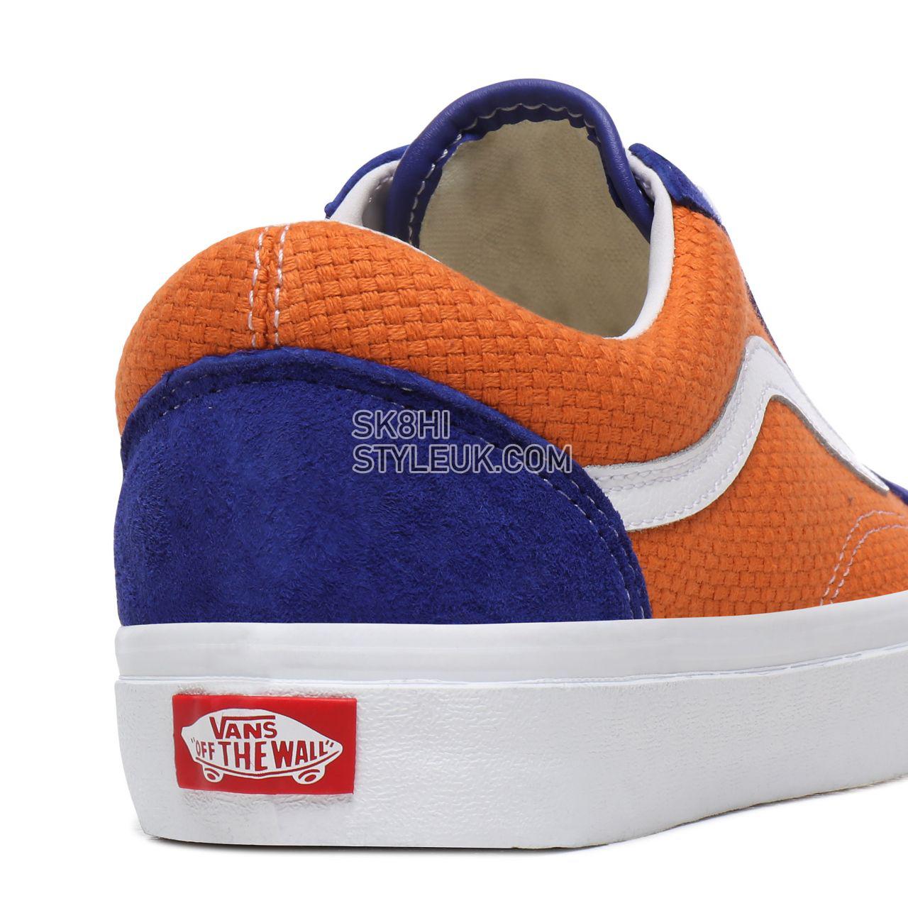 Vans P&C Old Skool Blue Classic Mens Womens - (P&C) Royal Blue/Apricot Buff VN0A4U3BWTJ Shoes