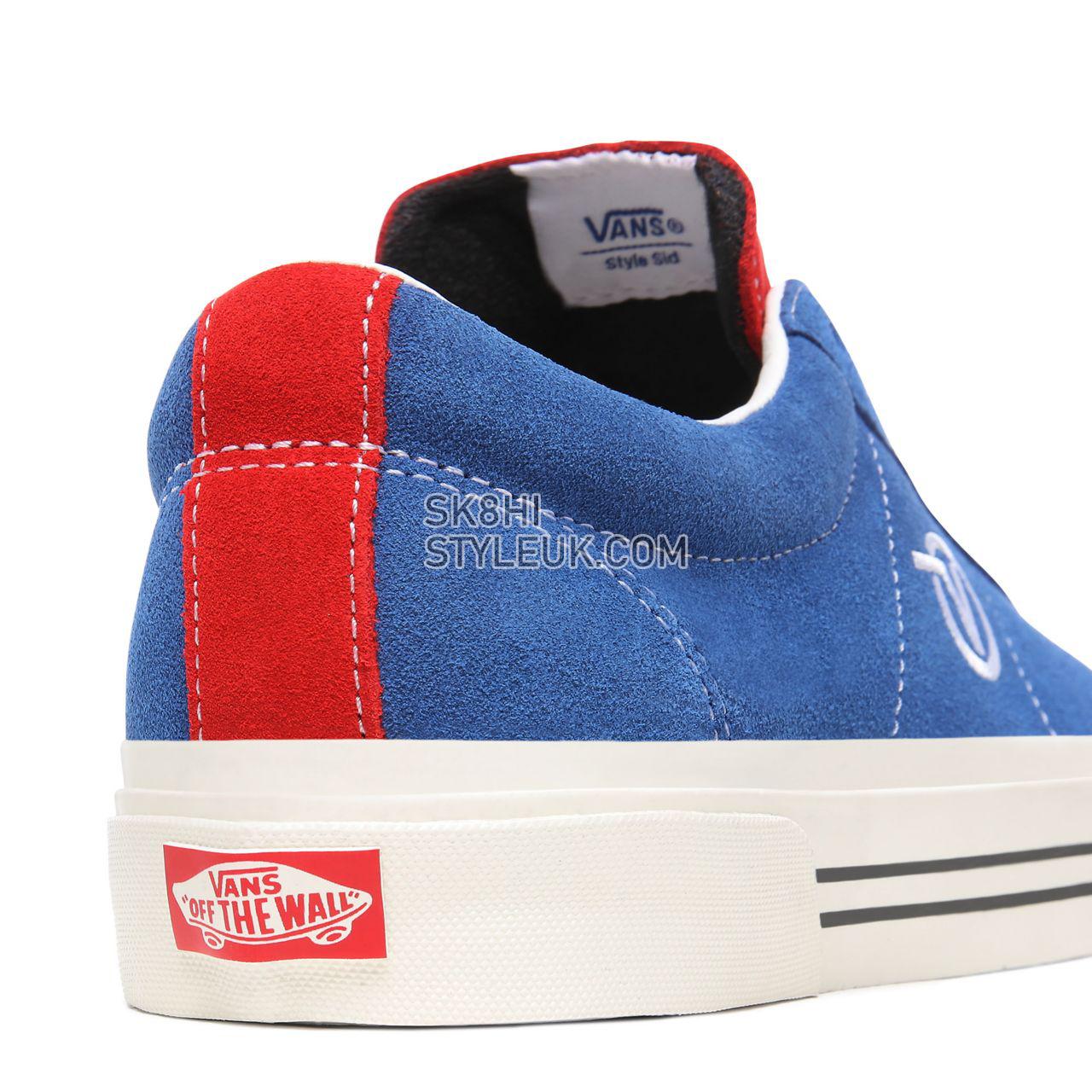 Vans Anaheim Factory Sid DX Blue Classic Mens Womens - (Anaheim Factory) Og Blue/Og Red VN0A4BTXXIB Shoes