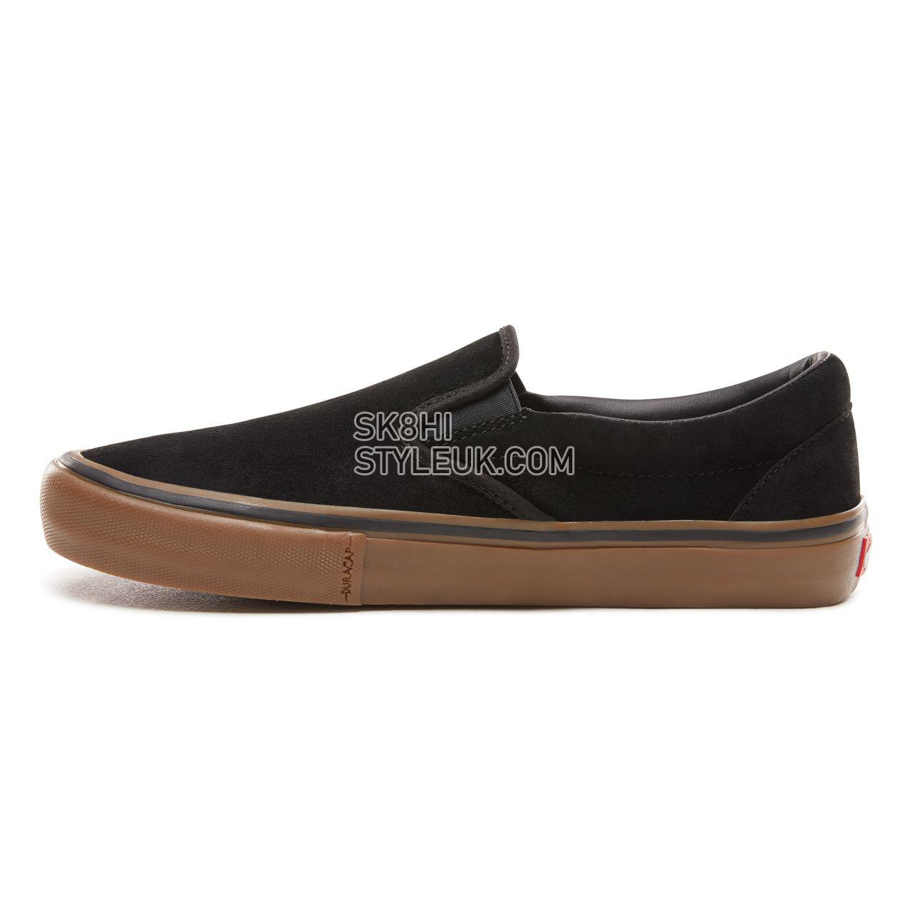 Vans Rubber Slip-On Pro Classic Mens Womens - (Rubber) Black/Gum VN0A347VUHX Shoes