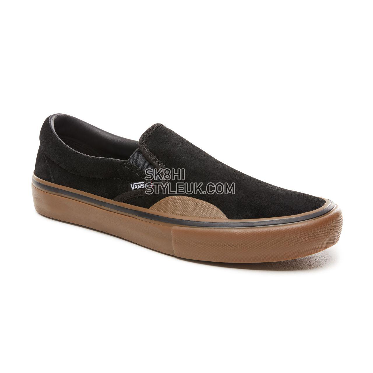 Vans Rubber Slip-On Pro Classic Mens Womens - (Rubber) Black/Gum VN0A347VUHX Shoes