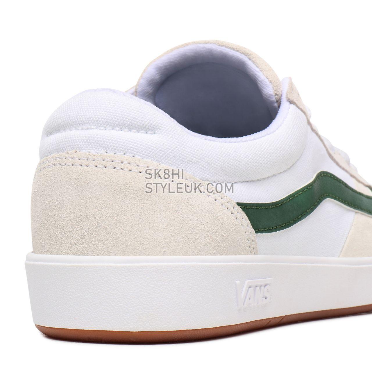 Vans Vintage Sport Cruze ComfyCush White Classic Mens Womens - (Vintage Sport) True White/Greener Pastures VN0A3WLZWYO Shoes