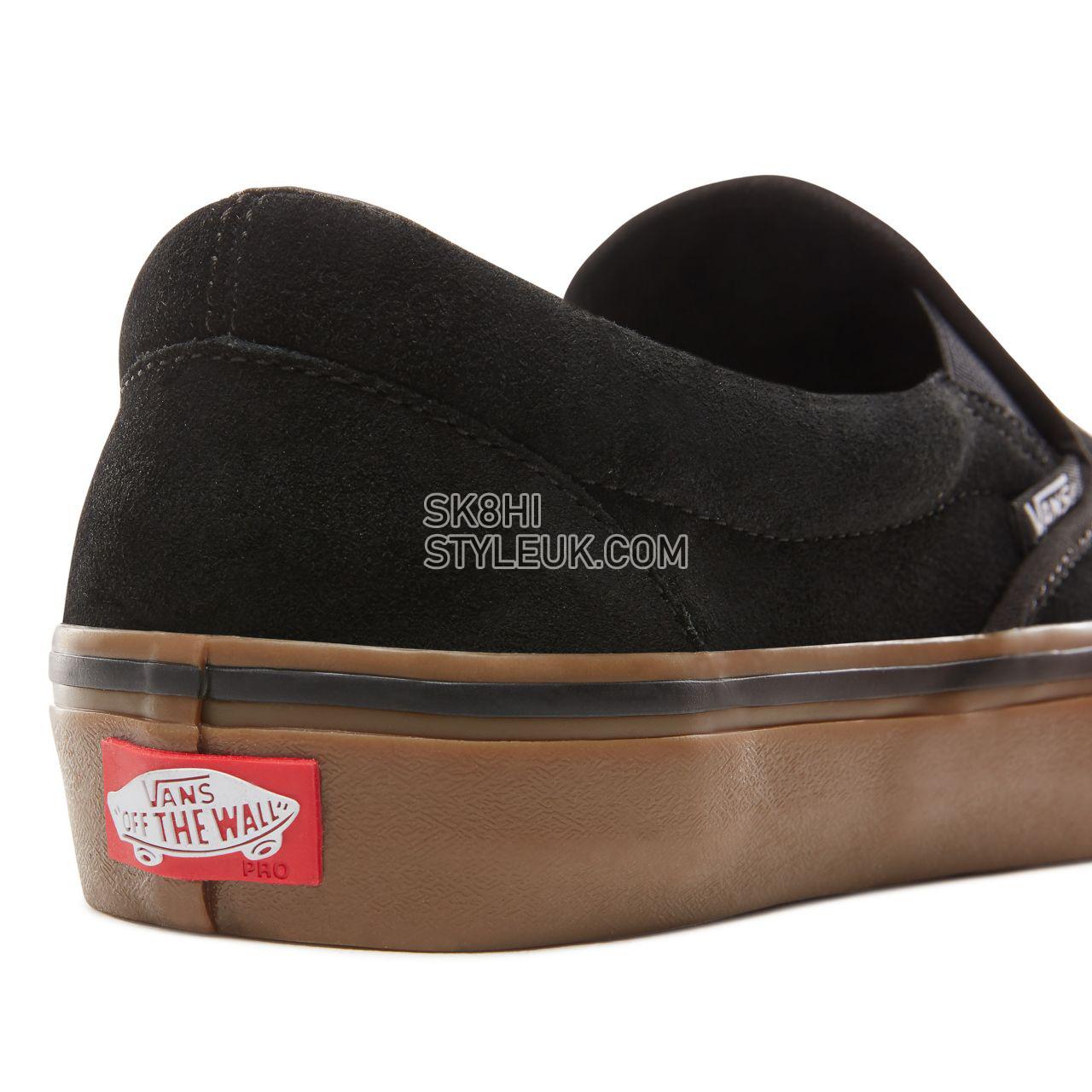 Vans Rubber Slip-On Pro Classic Mens Womens - (Rubber) Black/Gum VN0A347VUHX Shoes