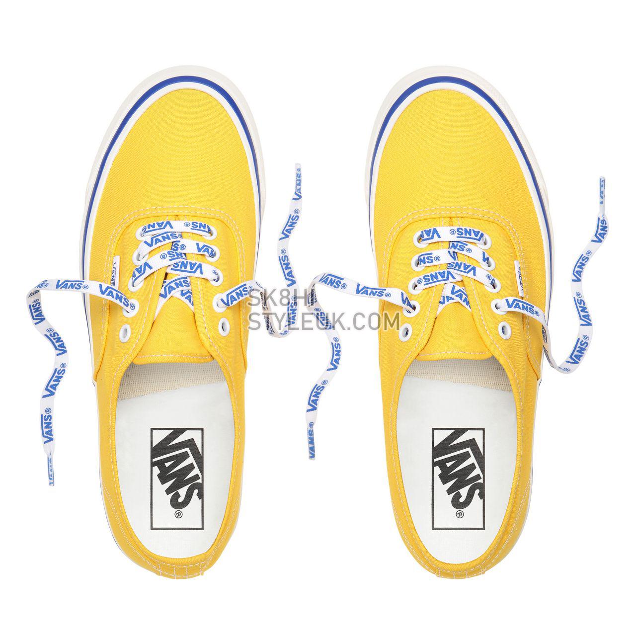 Vans Anaheim Factory Authentic 44 DX Yellow Classic Mens Womens - (Anaheim Factory) Og Yellow/Og Vans Lace VN0A38ENWOA Shoes