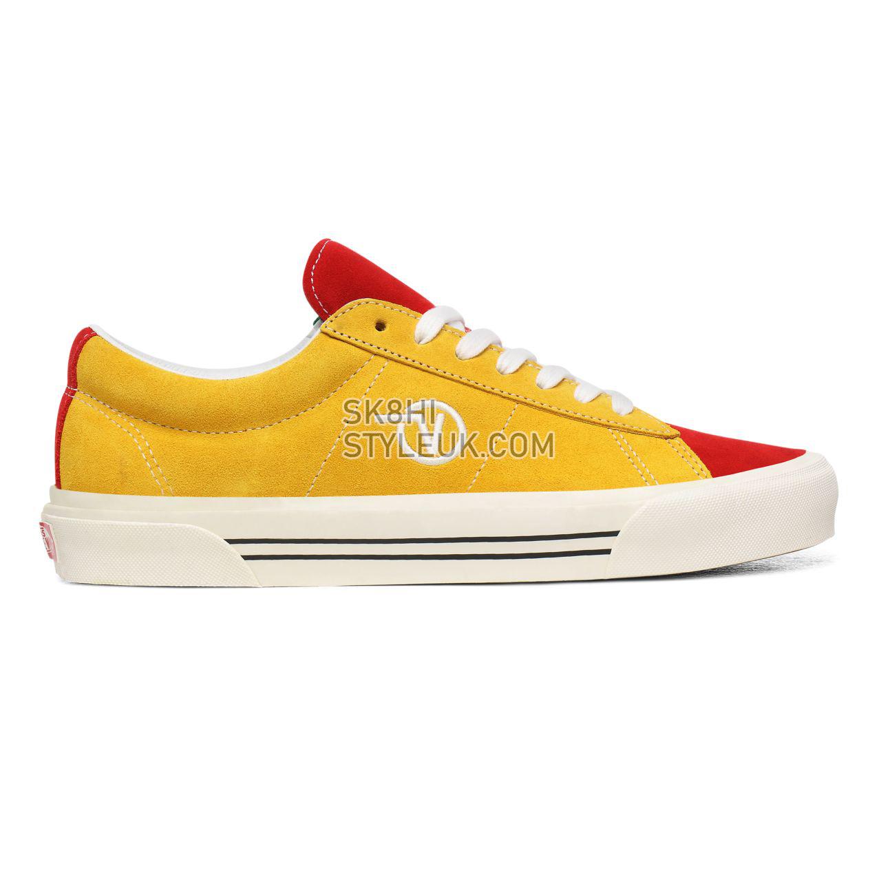 Vans Anaheim Factory Sid DX Yellow Classic Mens Womens - (Anaheim Factory) Og Yellow/Og Red/Og Emerald VN0A4BTXXIE Shoes