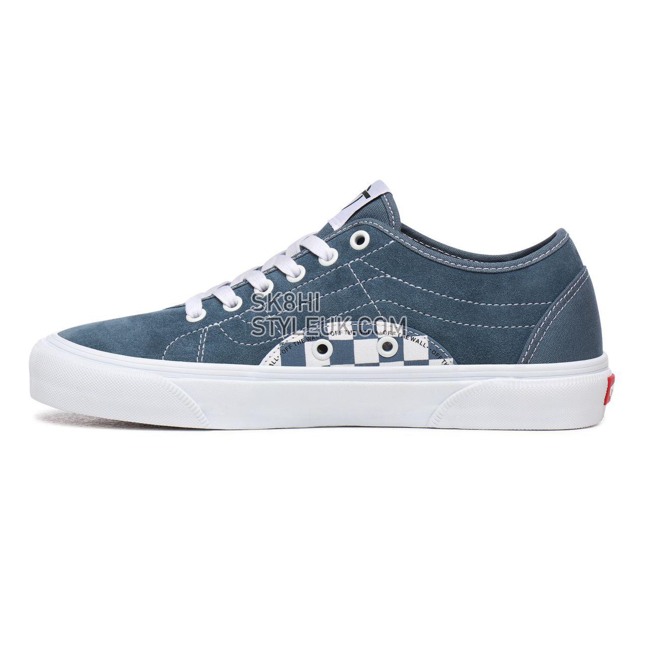 Vans Check Bess NI Blue Classic Mens Womens - (Check) Blue Mirage/True White VN0A4BTHWOV Shoes