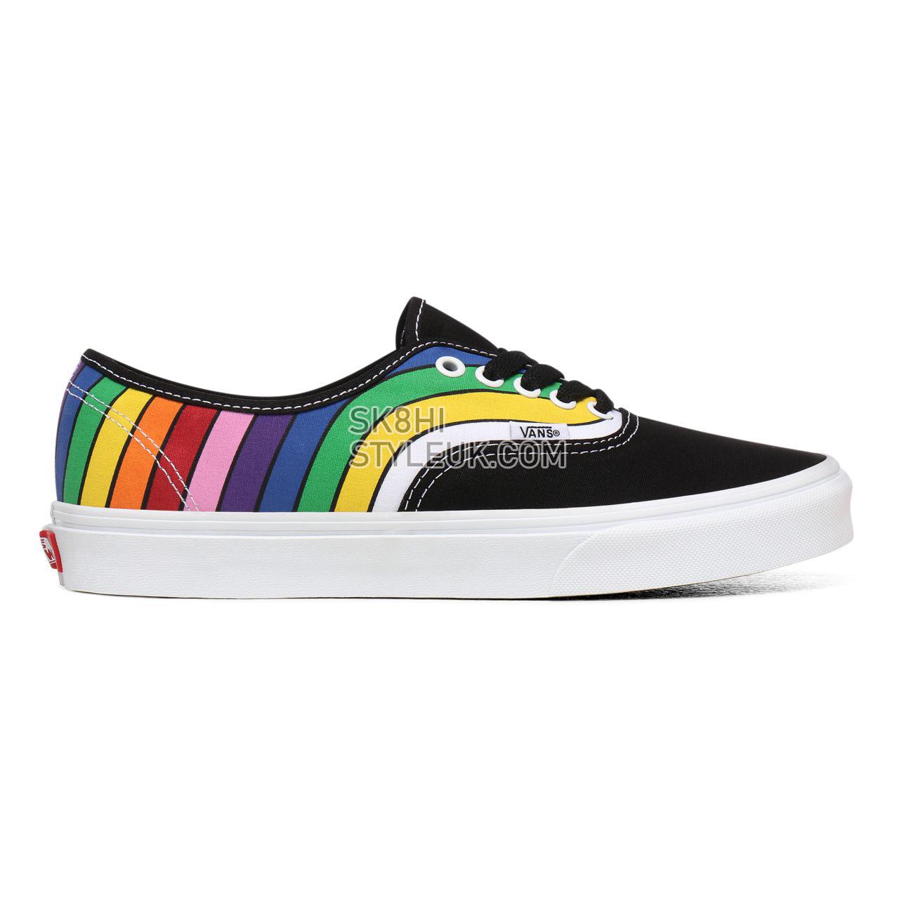 Vans Refract Authentic Multicolour Classic Mens Womens - (Refract) Black/True White/Multi VN0A2Z5IWN7 Shoes