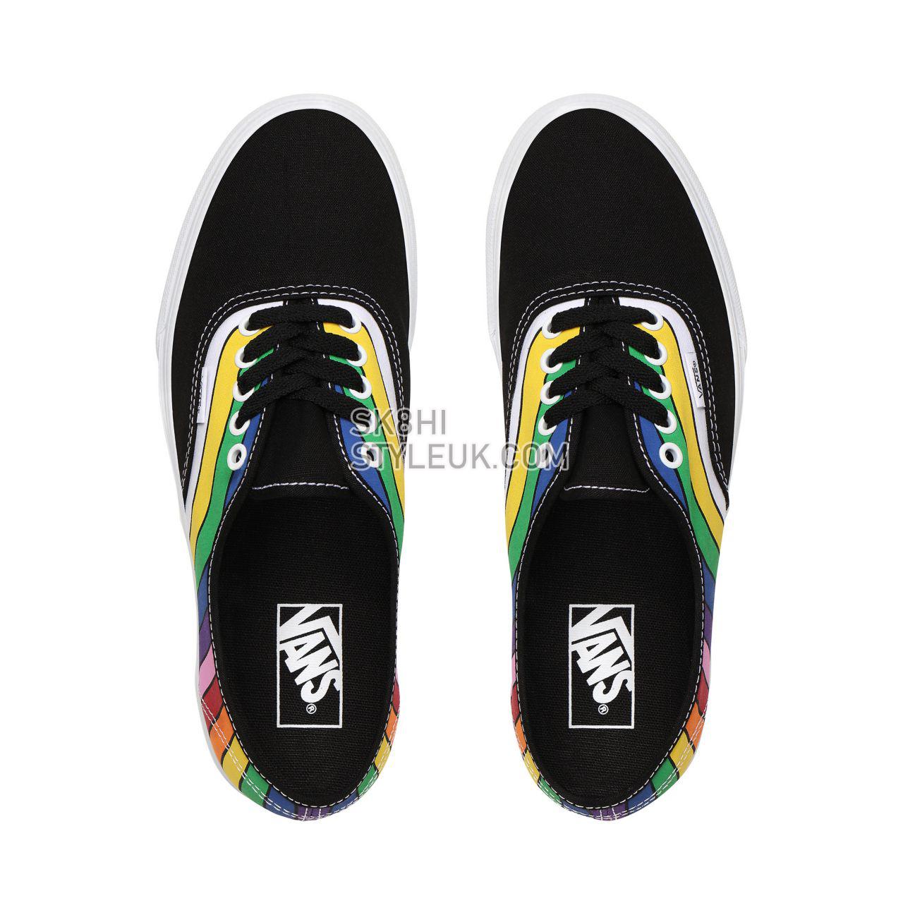 Vans Refract Authentic Multicolour Classic Mens Womens - (Refract) Black/True White/Multi VN0A2Z5IWN7 Shoes