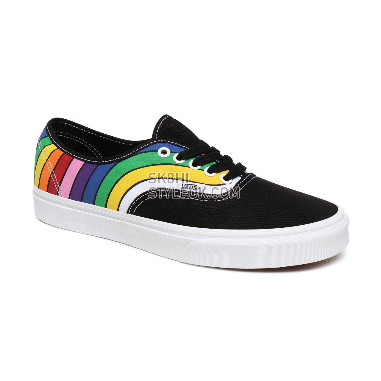 Vans Refract Authentic Multicolour Classic Mens Womens - (Refract) Black/True White/Multi VN0A2Z5IWN7 Shoes