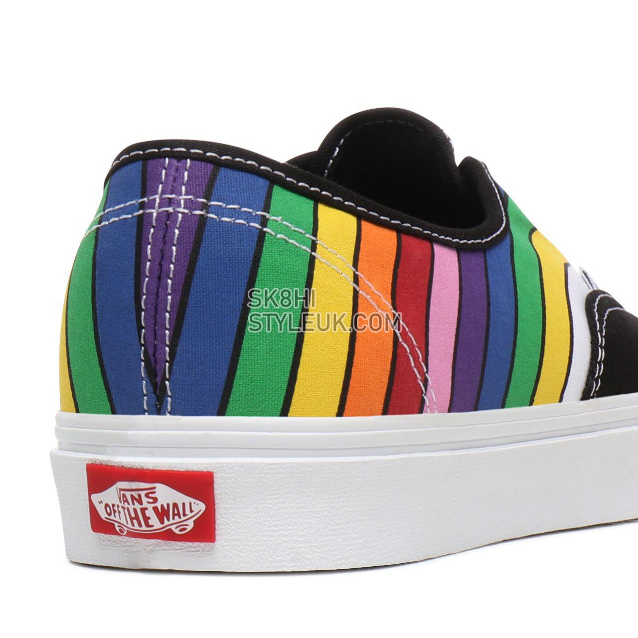 Vans Refract Authentic Multicolour Classic Mens Womens - (Refract) Black/True White/Multi VN0A2Z5IWN7 Shoes