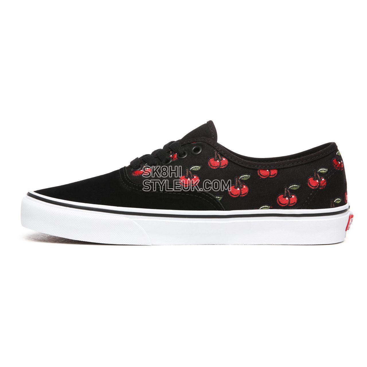 Vans Cherries Authentic Black Classic Mens Womens - (Cherries) Black VN0A2Z5IL6M Shoes