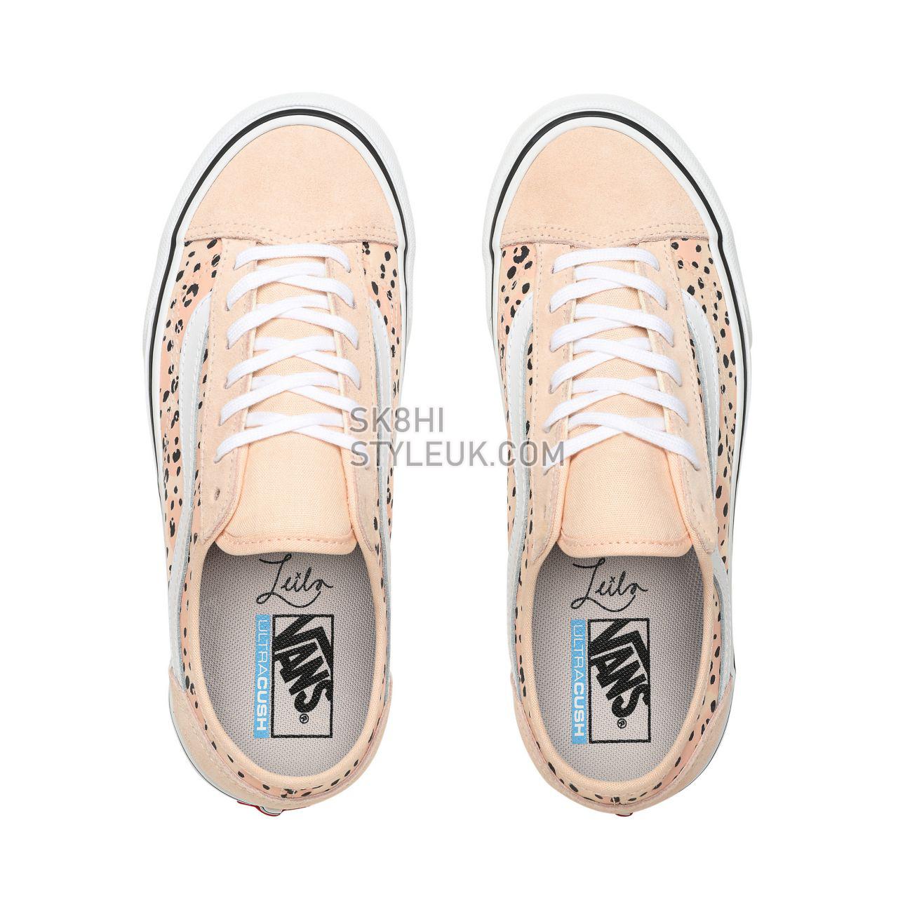 Vans Leila Hurst Style 36 Decon Surf Pink Classic Womens - (Leila Hurst) Tiny Animal VN0A3MVLWOL Shoes