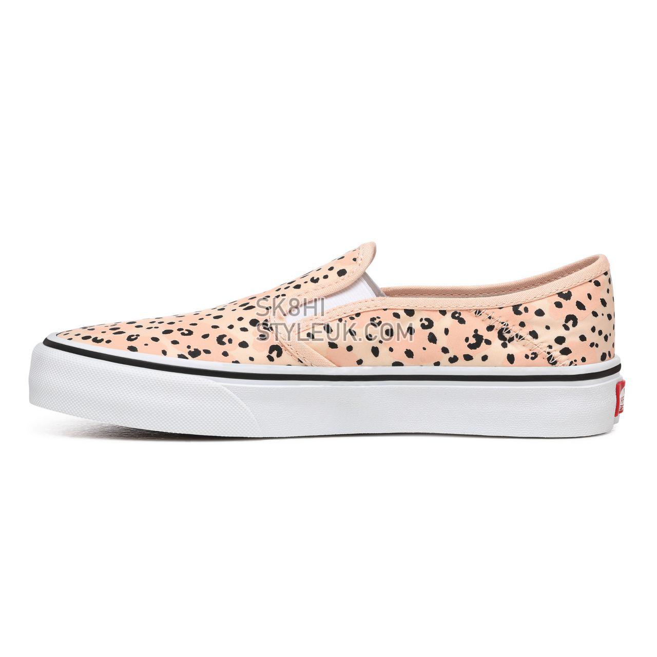 Vans Leila Hurst Slip-On Surf Pink Classic Womens - (Leila Hurst) Tiny Animal VN0A3MVDWOL Shoes