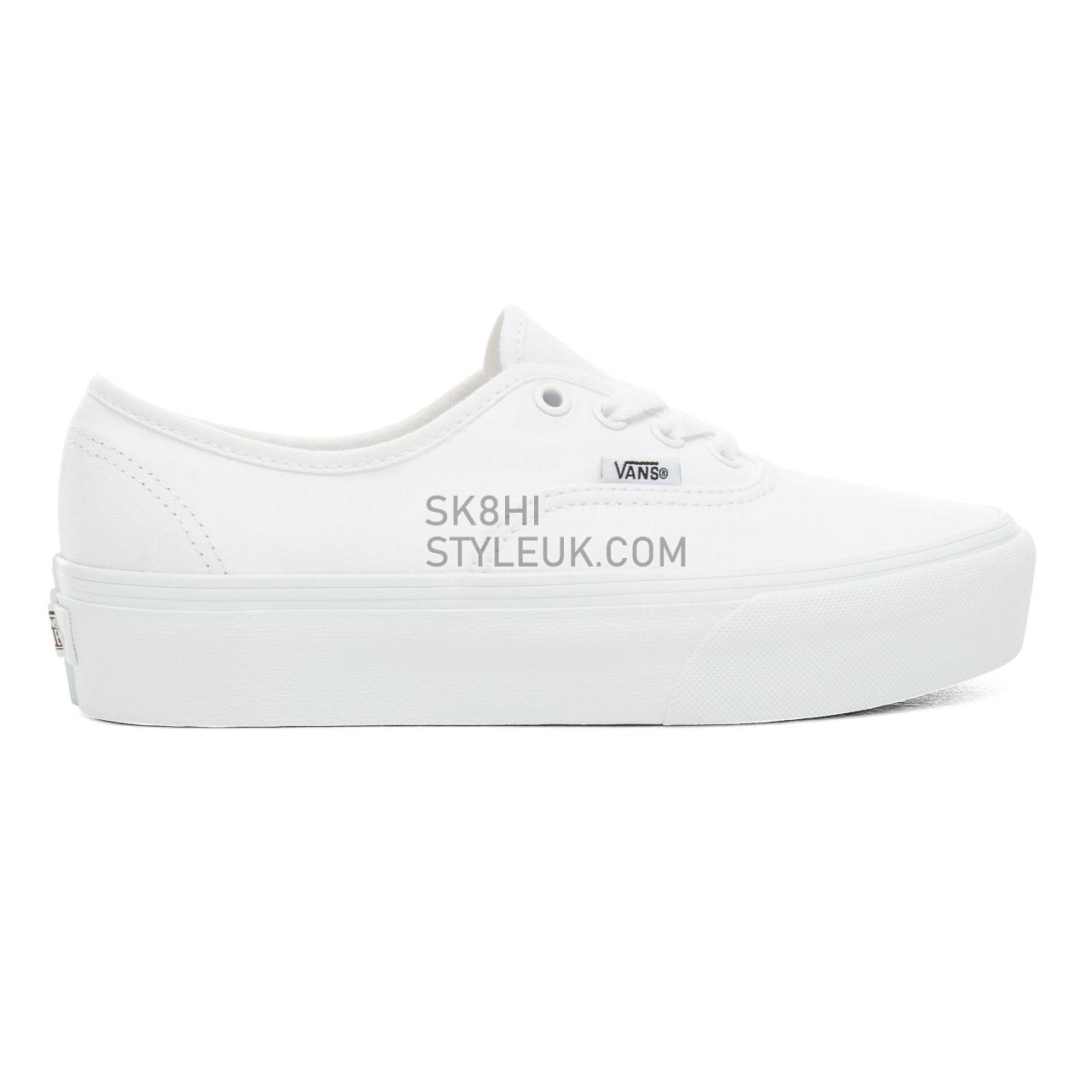 Vans Authentic Platform 2.0 White Classic Womens - True White VN0A3AV8W00 Shoes