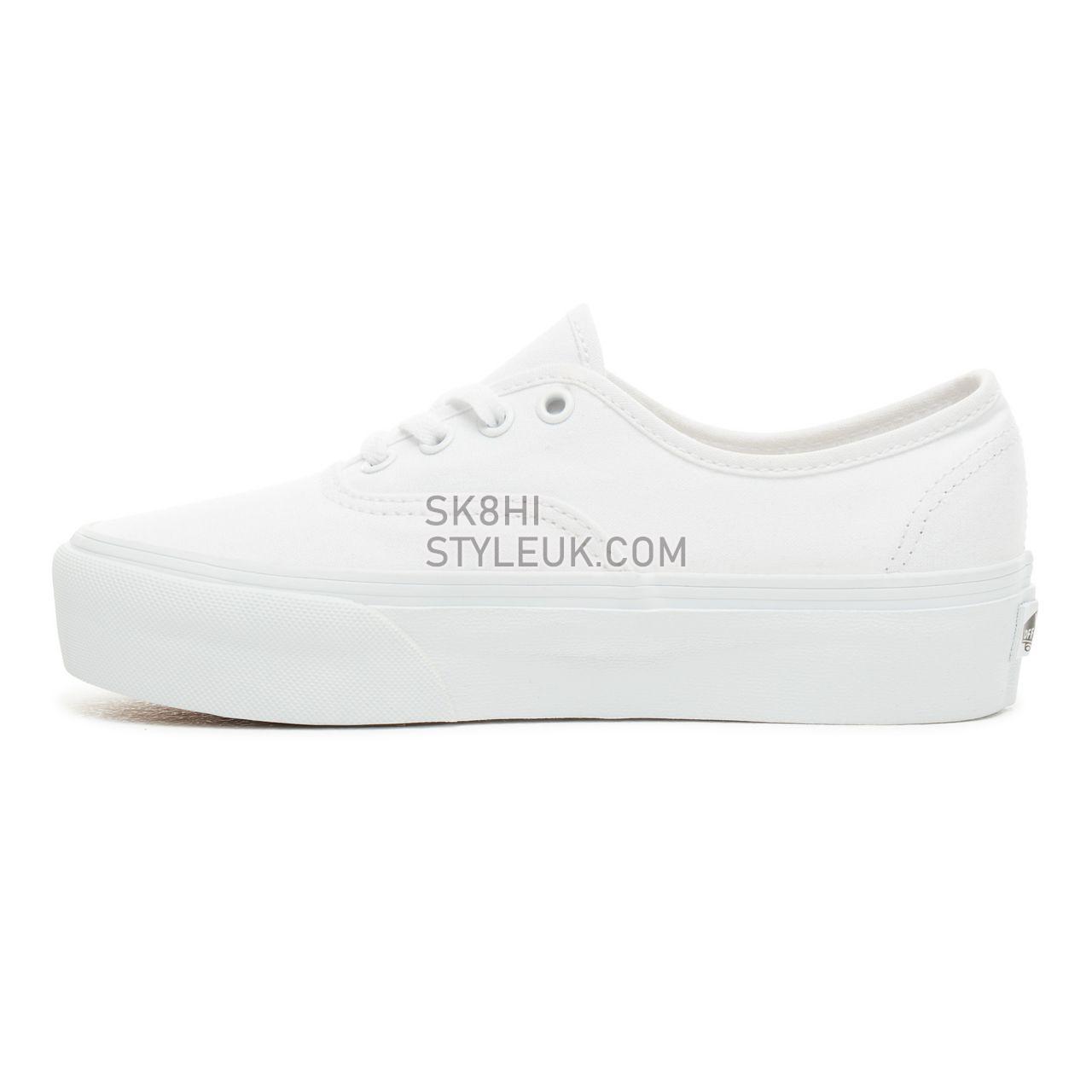 Vans Authentic Platform 2.0 White Classic Womens - True White VN0A3AV8W00 Shoes