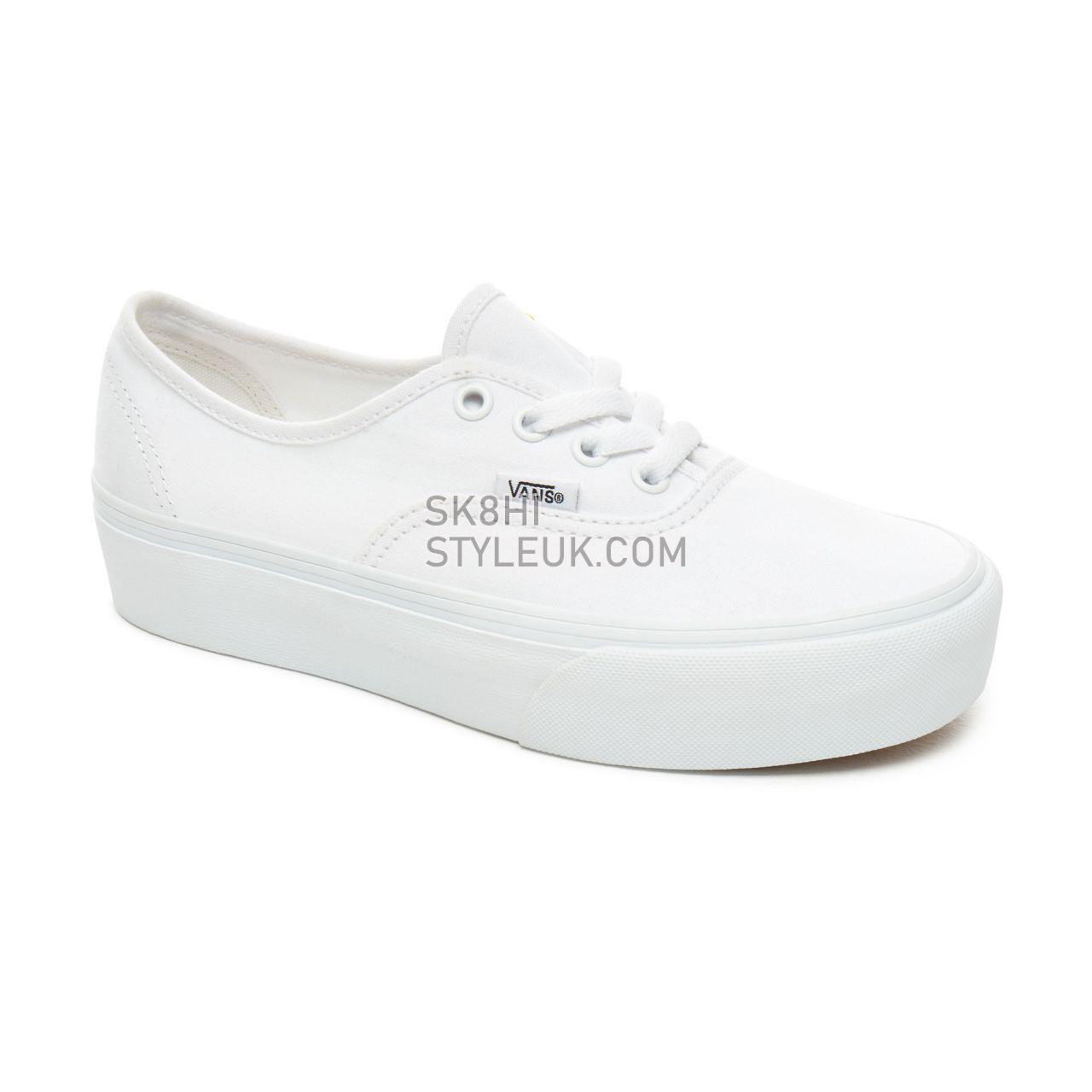 Vans Authentic Platform 2.0 White Classic Womens - True White VN0A3AV8W00 Shoes