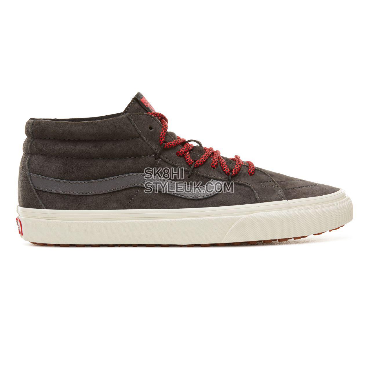 Vans Sk8-Mid Reissue Ghillie MTE Classic Mens Womens - (Mte) Forged Iron/Marshmallow VA3TKQUCR Shoes