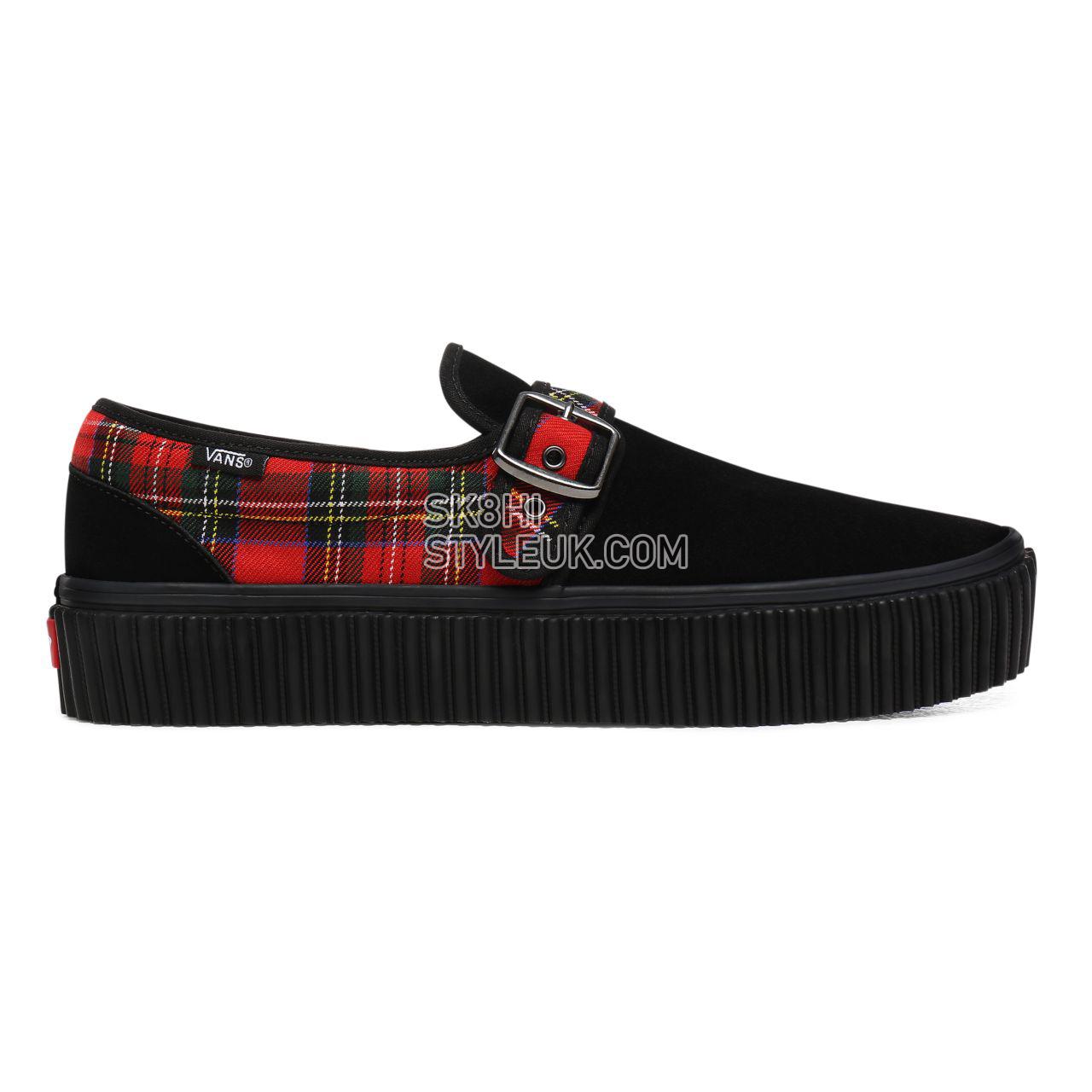 Vans Style 47 Creeper Black Classic Womens - Tartan/Black VN0A4U1BXQ6 Shoes