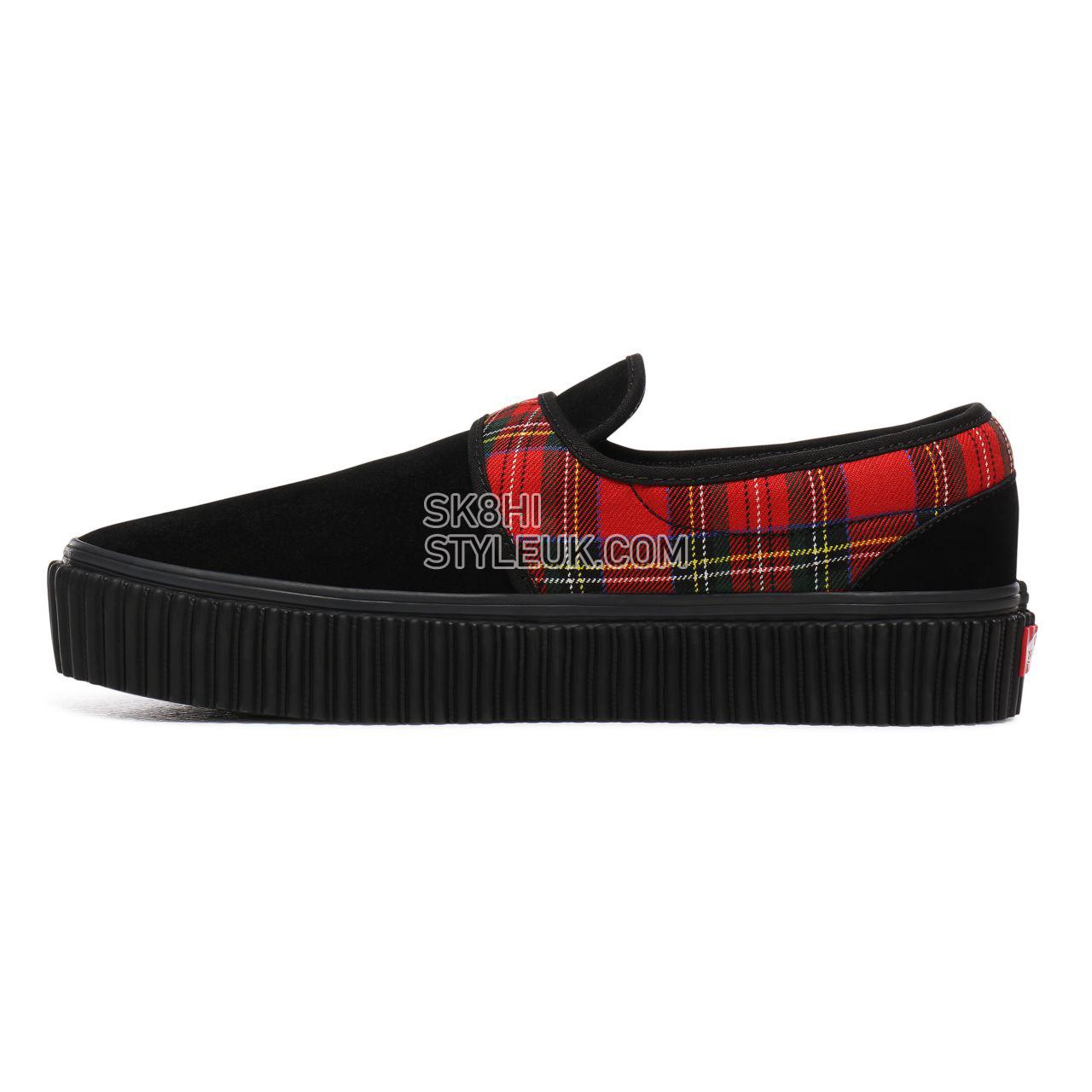 Vans Style 47 Creeper Black Classic Womens - Tartan/Black VN0A4U1BXQ6 Shoes