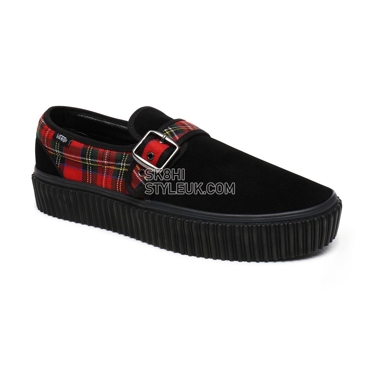 Vans Style 47 Creeper Black Classic Womens - Tartan/Black VN0A4U1BXQ6 Shoes