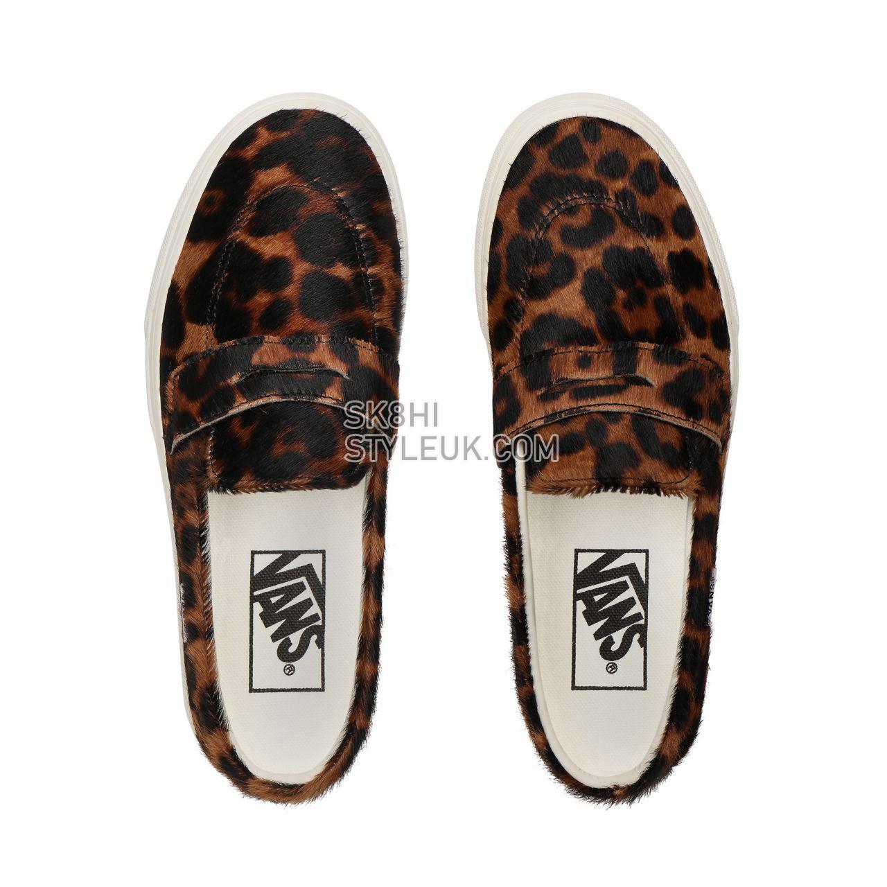 Vans Calf Hair Style 53 Leopard Classic Womens - (Calf Hair) Animal/Snow White VN0A4U1CXQ7 Shoes