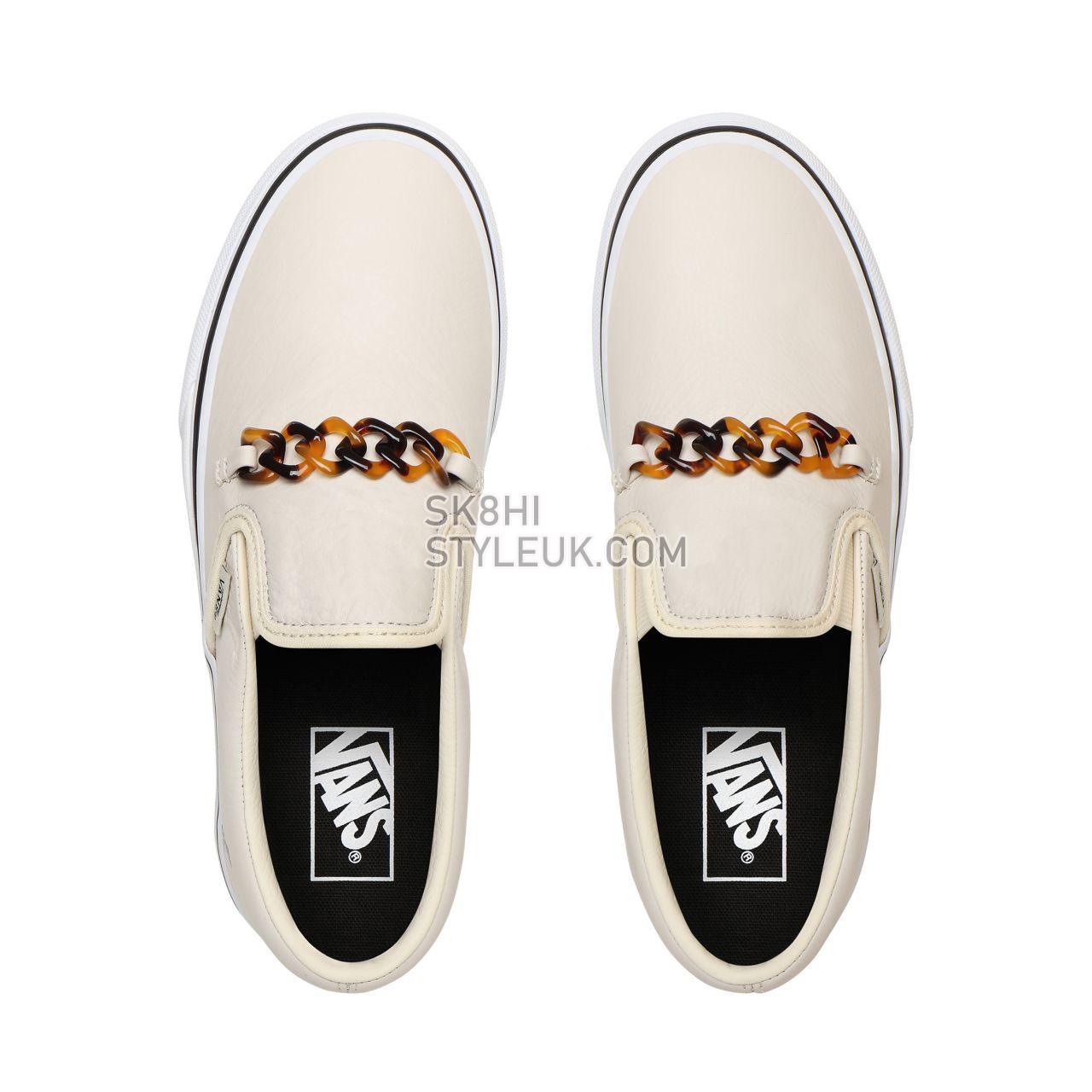 Vans Tort Classic Slip-On White Classic Womens - (Tort) Classic White/True White VN0A4U38WO1 Shoes