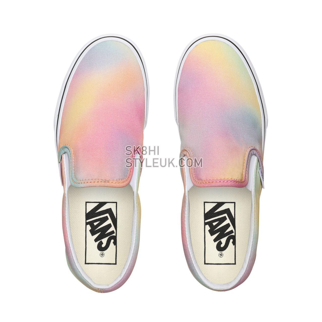 Vans Aura Shift Classic Slip-On Multicolour Classic Womens - (Aura Shift) Multi/True White VN0A4U38WGQ Shoes