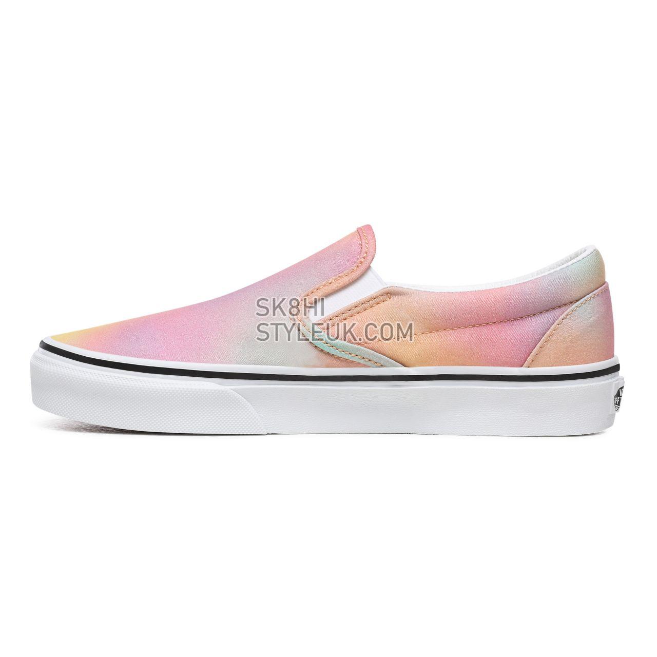 Vans Aura Shift Classic Slip-On Multicolour Classic Womens - (Aura Shift) Multi/True White VN0A4U38WGQ Shoes