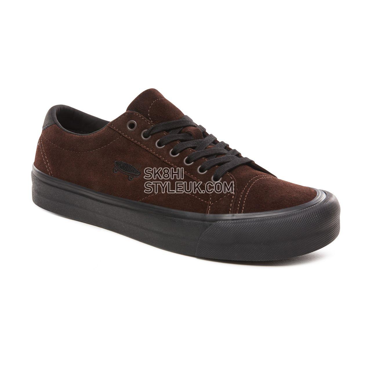 Vans Suede Court Icon Classic Mens Womens - (Suede) Demitasse/Black VN0A3JF2UM8 Shoes