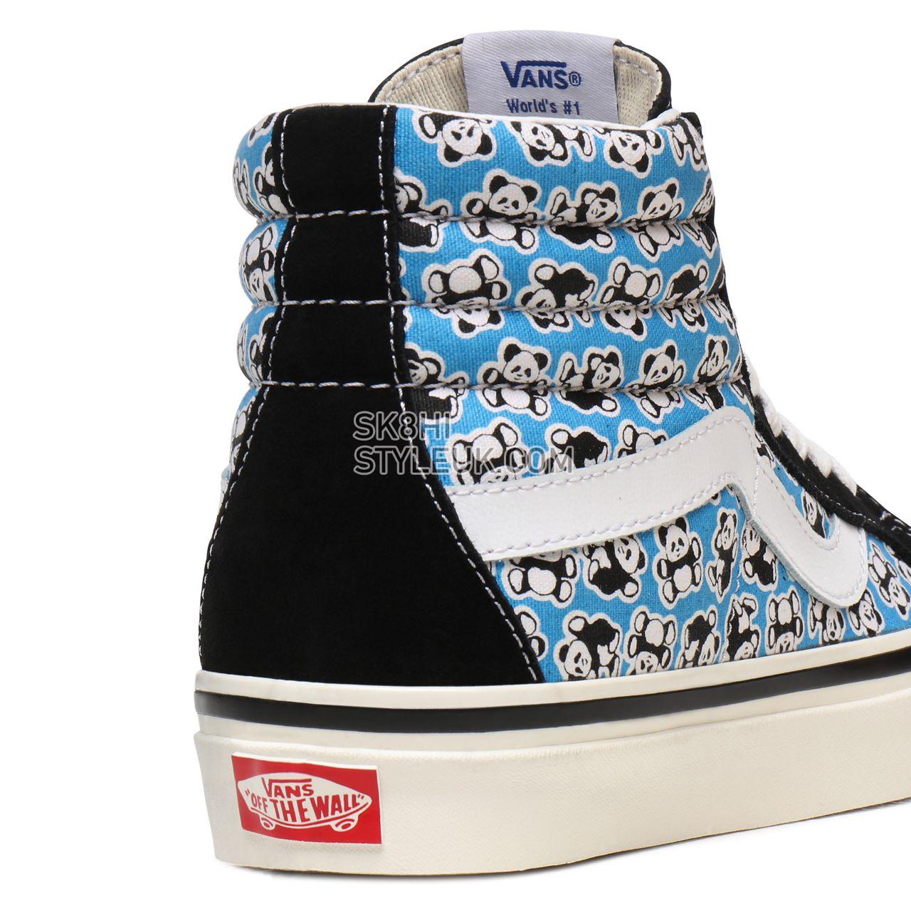 Vans Anaheim Factory Sk8-Hi 38 DX Blue Classic Womens - (Anaheim Factory) Og Pandas/Og Black/Og Blue VN0A38GFXHI Shoes