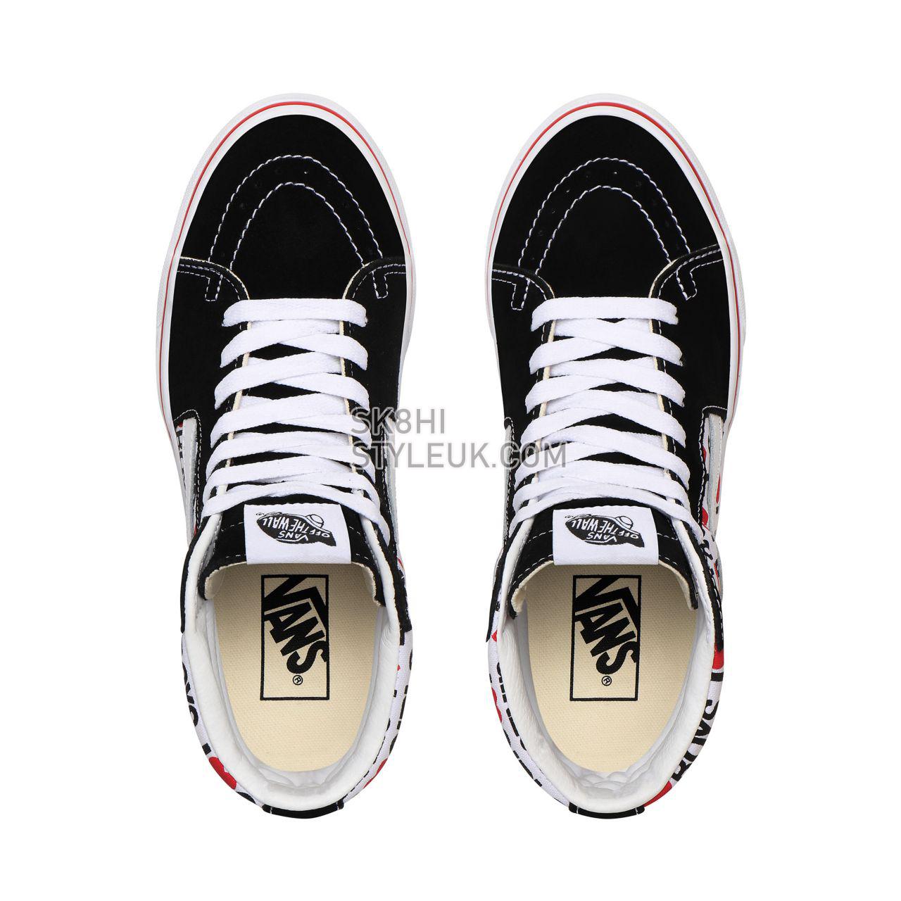 Vans I Heart Sk8-Hi Black Classic Womens - (I Heart) Black/True White VN0A4U3CWKU Shoes