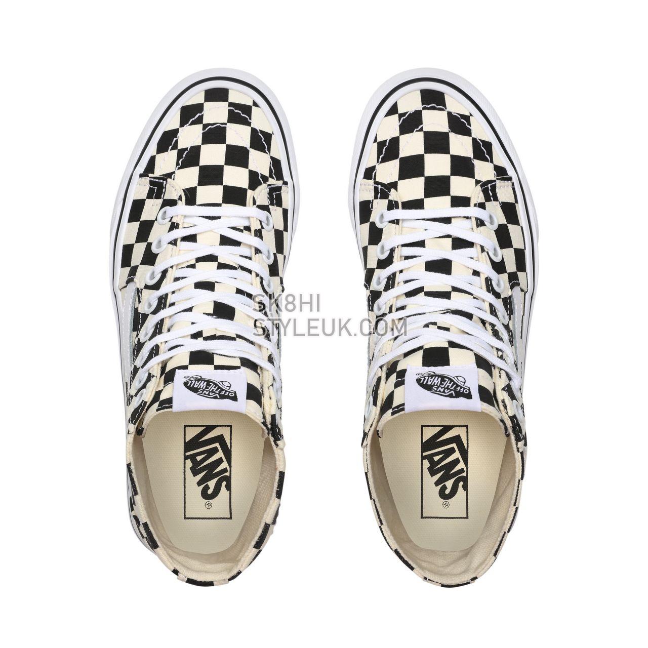 Vans Checkerboard Sk8-Hi Tapered Black Classic Womens - (Checkerboard) Black/White VN0A4U165GU Shoes